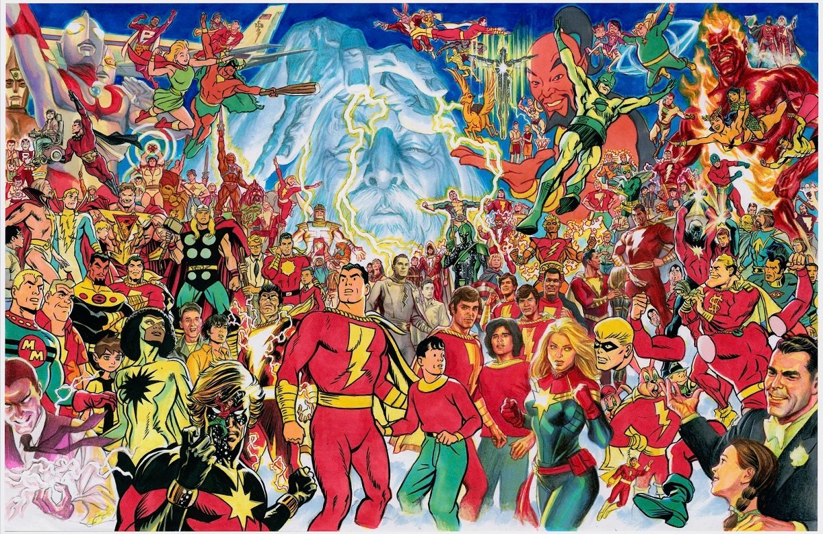 CleatsThe4th's tweet photo. "Echoes of Shazam" by Alex Ross https://t.co/d9nxS1phpy