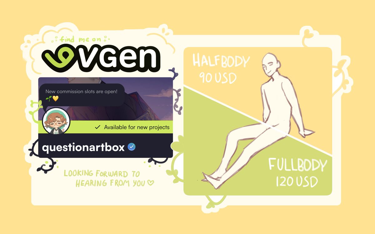 nekodoruBox's tweet photo. I’ve opened a new set of limited slots on VGen for September/October! 
🌱Character illustrations! OC, canon all okay! 

Please give it a look if you’re interested!
Link in the replies! 💛
#VgenComm #commission https://t.co/Vyosh4Uucv