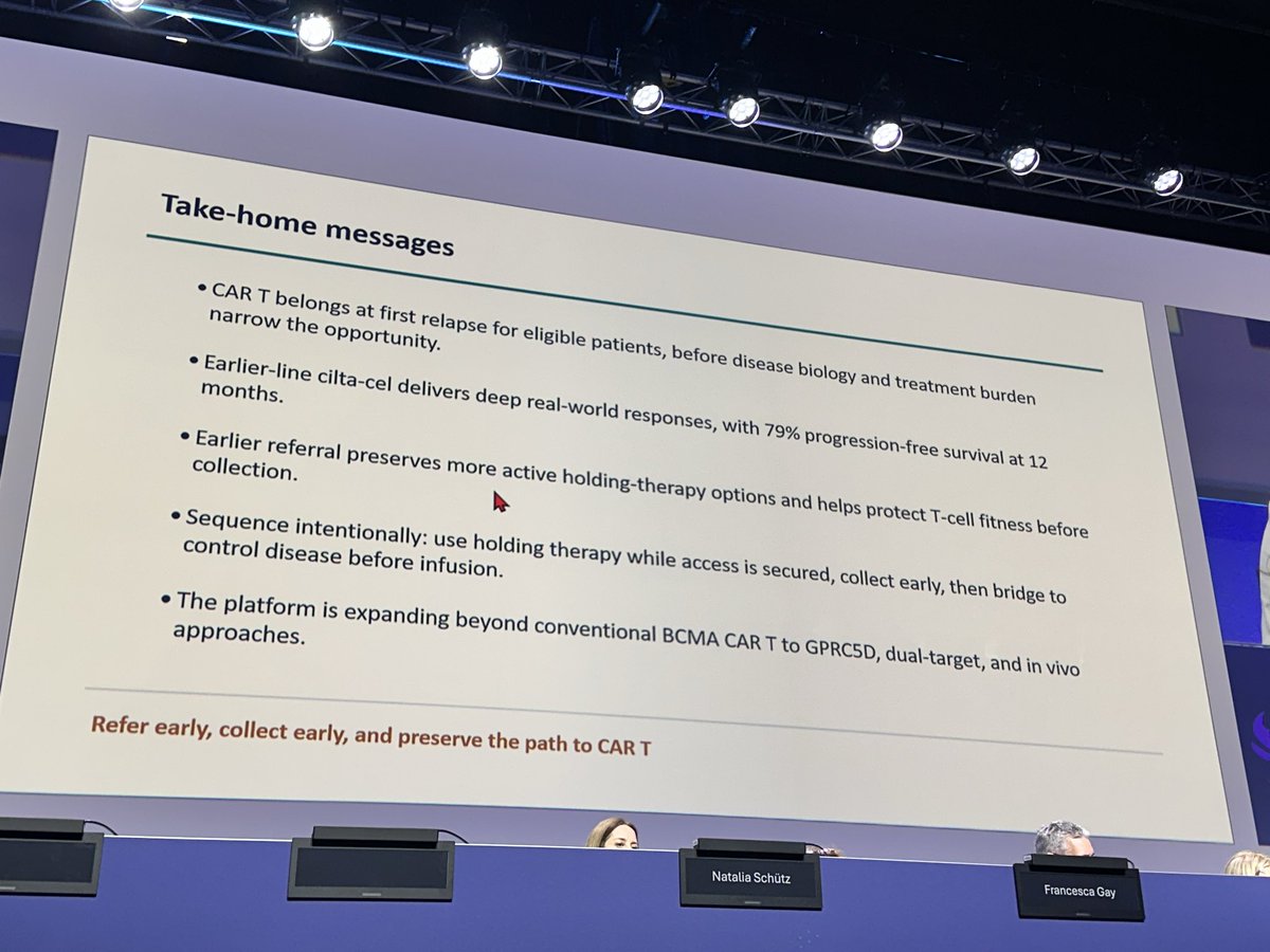 Meral Beksac (@mbeksac56) — #IMS26 — CARTITUDE-4 data slide