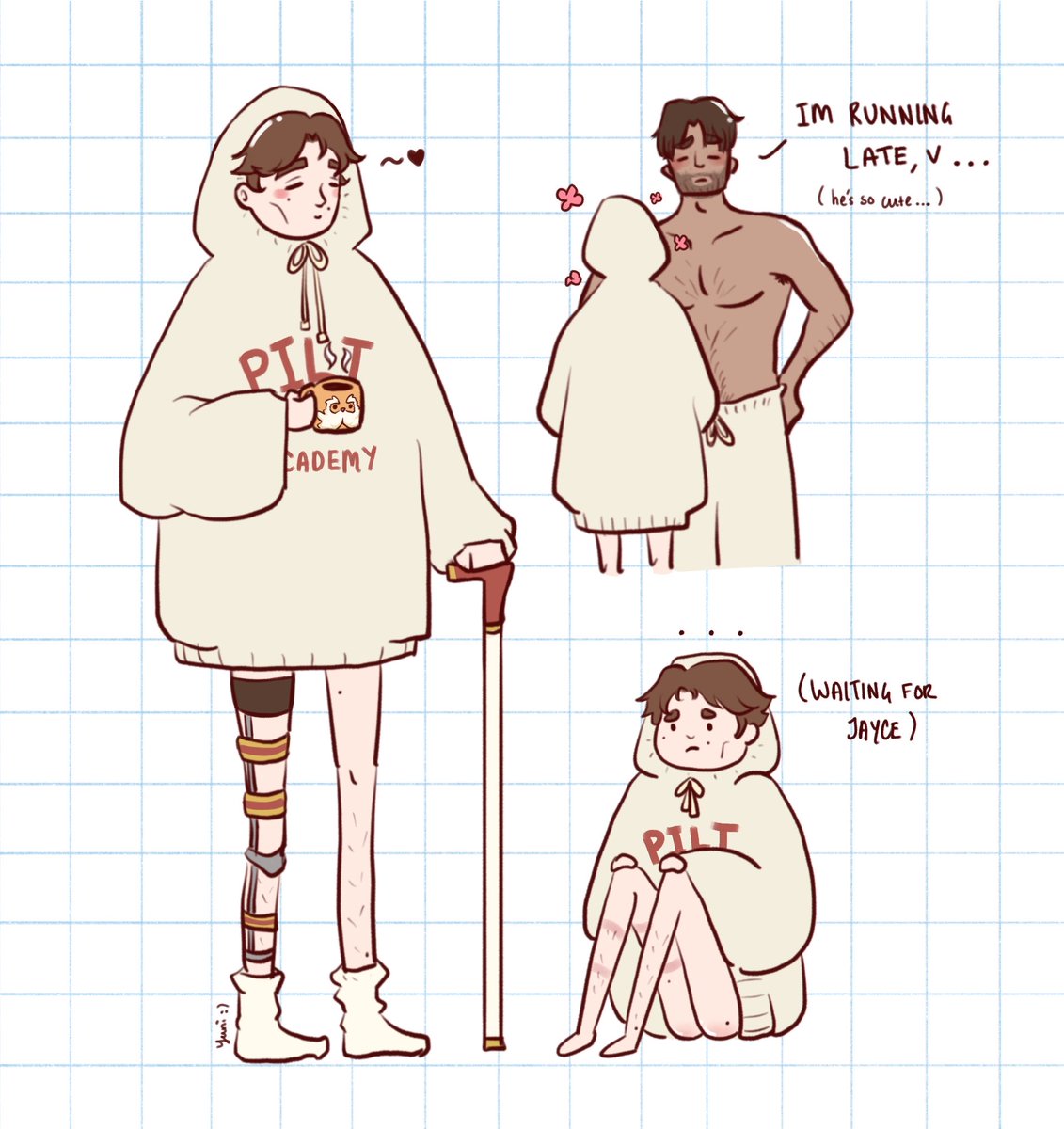 yuniibob's tweet photo. Something about viktor hoarding jayce’s hoodies… #jayvik https://t.co/EY3pdvSkrS