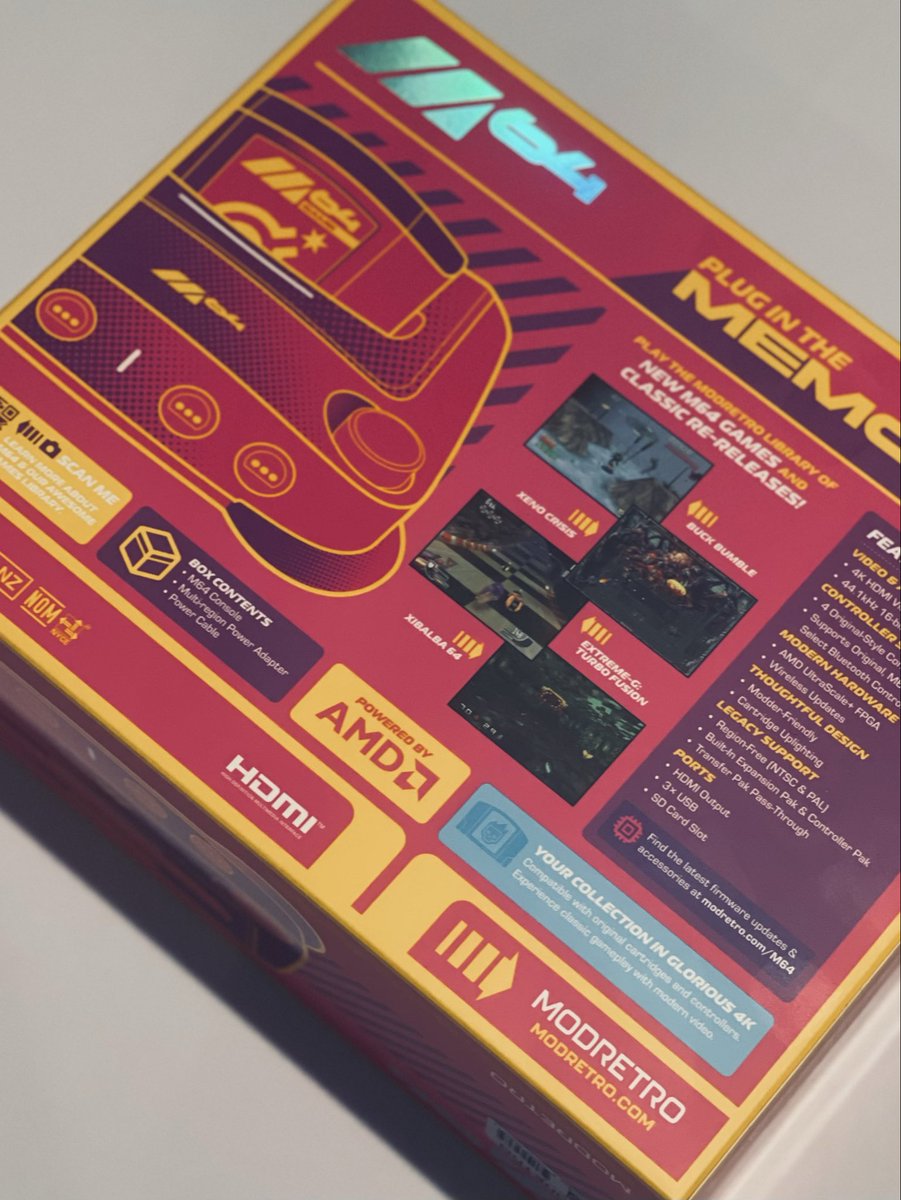 itsKomun's tweet photo. All I’m gonna say is PEAK classic experience… I’ve been shhmooving on MarioKart… huge thank you @AMDGaming @modretro #amd #modretro64 https://t.co/53jSOBz4K4