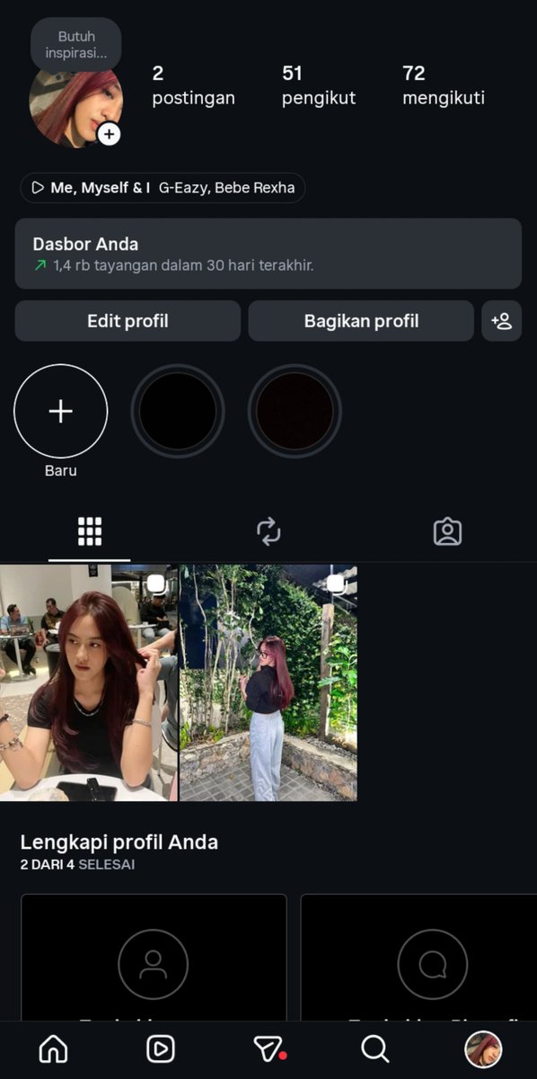 cforchana's tweet photo. my insta cmn diisi sm temen yg ga seberapa itu.... https://t.co/5SA047Rygc
