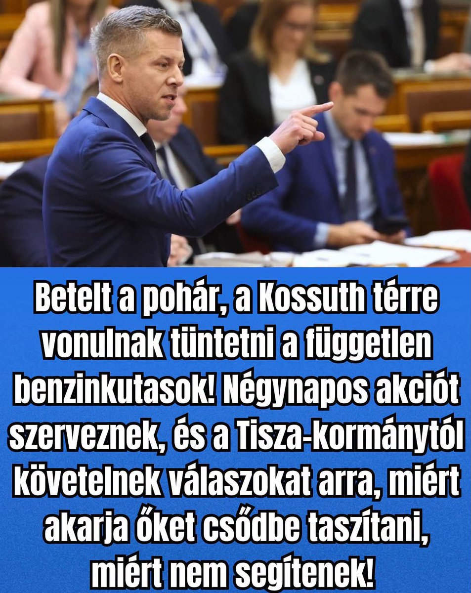 lipsisimogato's tweet photo. ☝️Többnapos demonstrációt szervez a Kossuth térre a Független Benzinkutak Szövetsége. https://t.co/5K2yEdevIq
