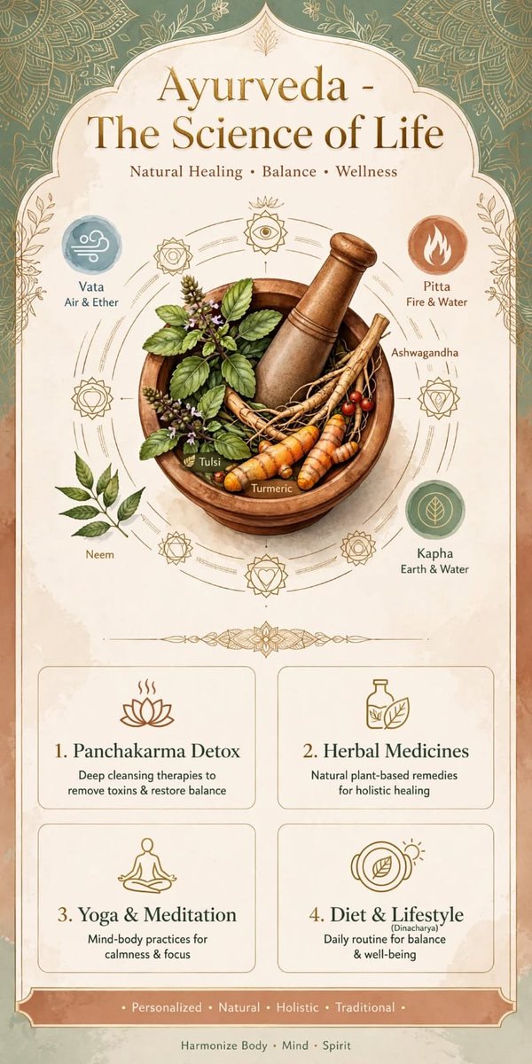 DattaSubi's tweet photo. WORLD IS TURNING TO AYURVEDA

We are resolute in our determination to reduce the suffering of the world.
Sarve Santu Niramaya — May all be free from disease: this is our life-mantra.

Today is the time for us to validate this _ancient knowledge through the lens of Modern Science_ as well.

That is why I am constantly speaking of Evidence-Based Ayurveda.

Across the world, attraction towards Ayurveda and Indian medicines is growing. We need both results and proof— so that we can show the world that we hold the healing herbs for the health of the entire world.

— Prime Minister Shri Narendra Modi

#WorldIsTurningToAyurveda #EvidenceBasedAyurveda #AyurvedaForWorld