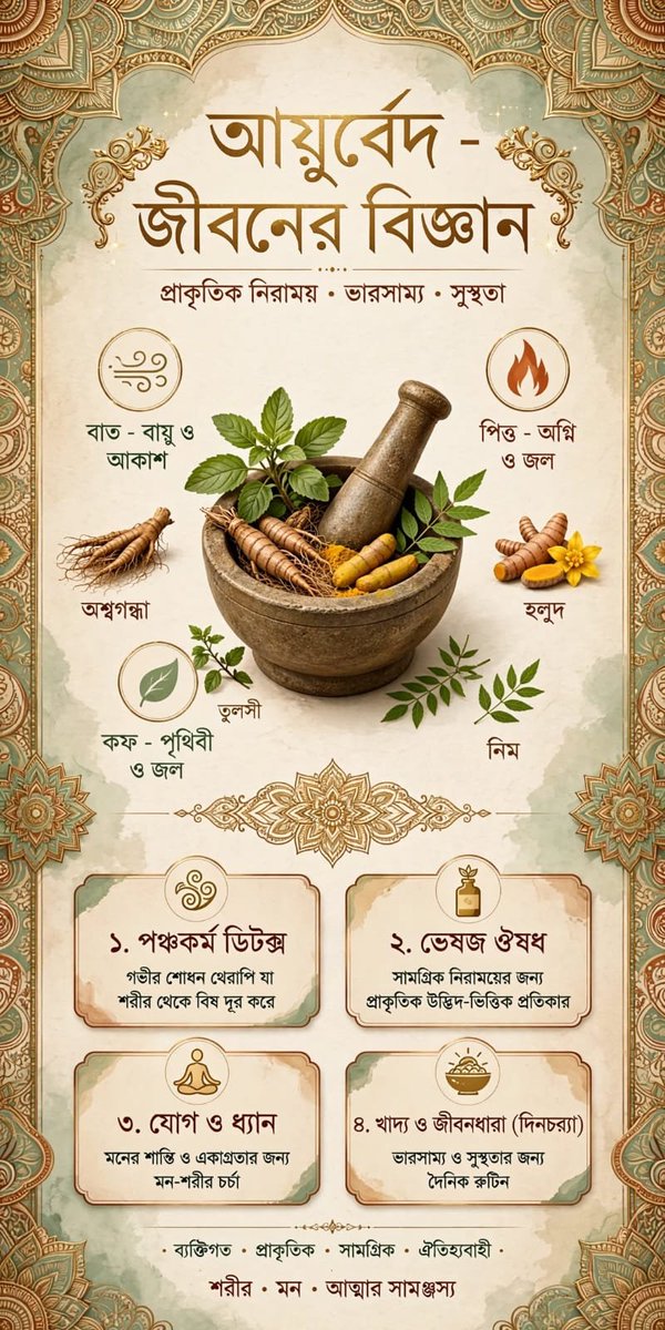 DattaSubi's tweet photo. WORLD IS TURNING TO AYURVEDA

We are resolute in our determination to reduce the suffering of the world.
Sarve Santu Niramaya — May all be free from disease: this is our life-mantra.

Today is the time for us to validate this _ancient knowledge through the lens of Modern Science_ as well.

That is why I am constantly speaking of Evidence-Based Ayurveda.

Across the world, attraction towards Ayurveda and Indian medicines is growing. We need both results and proof— so that we can show the world that we hold the healing herbs for the health of the entire world.

— Prime Minister Shri Narendra Modi

#WorldIsTurningToAyurveda #EvidenceBasedAyurveda #AyurvedaForWorld