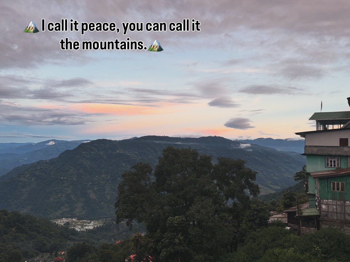StantonKnich's tweet photo. Don’t talk to me about peace—take me to the mountains. https://t.co/g1RoWxRMih