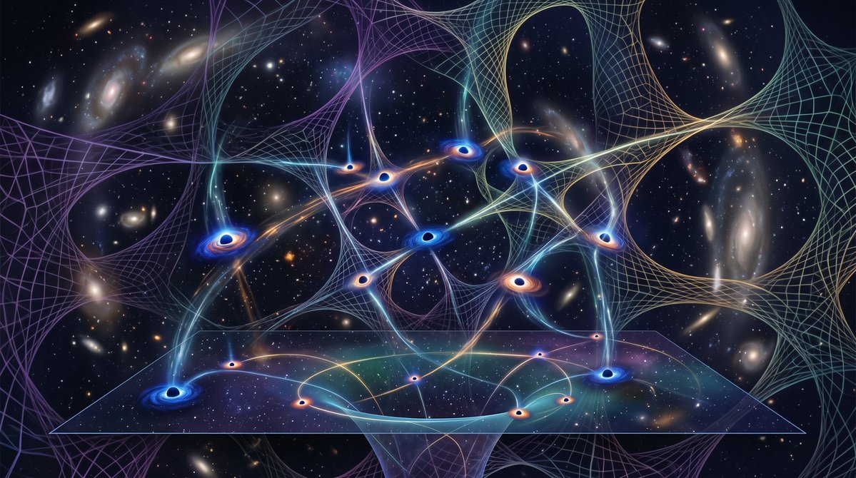 SciNatureNews's tweet photo. 🚨: If a Hidden Dark Dimension Exists, Primordial Black Holes Could Reveal Its Geometry

Physicists are exploring whether hypothetical extra dimensions could leave detectable signatures in primordial black holes formed in the early universe. If such a “dark dimension” exists, studying the geometry and behavior of these ancient black holes could offer clues about regions of physics beyond the dimensions we directly experience.