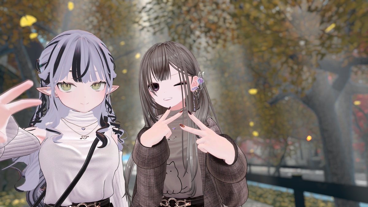 amocha_vrc's tweet photo. 秋コーデ撮影会したよん🍂 https://t.co/ee0bcjIggE