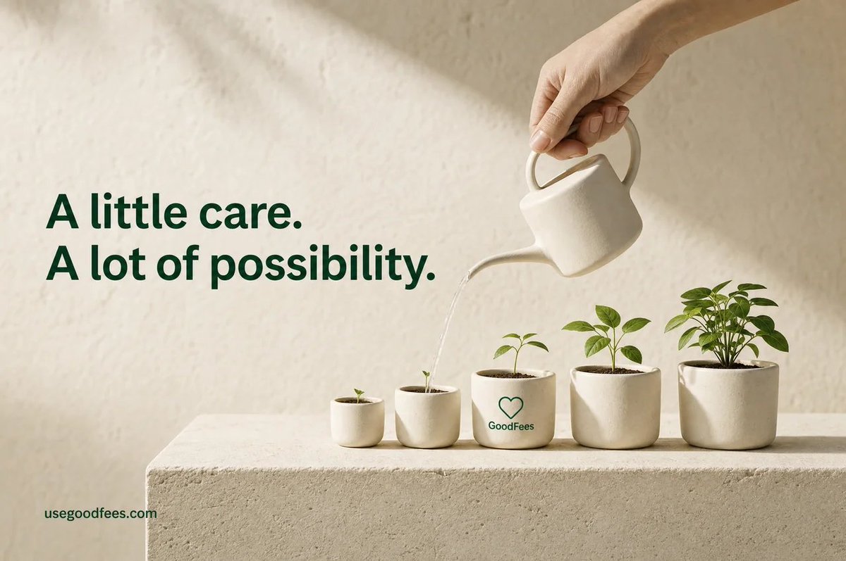 useGoodFees's tweet photo. Small donations help good things grow. 🌱💚

https://t.co/QbZ8lixPIA https://t.co/Y7r6iq9tD7