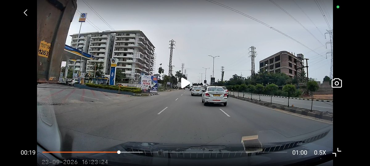 NishantKSagar's tweet photo. A lorry bearing registration TS07UG1263 was seen driving on the wrong side of the road, putting other road users at serious risk.
📍 Tukkuguda
🕓 23 Sept 2026, around 4:23 PM
@HYDTP  Please take necessary action against this dangerous traffic violation.

#HyderabadTraffic https://t.co/Fo139uhBIN