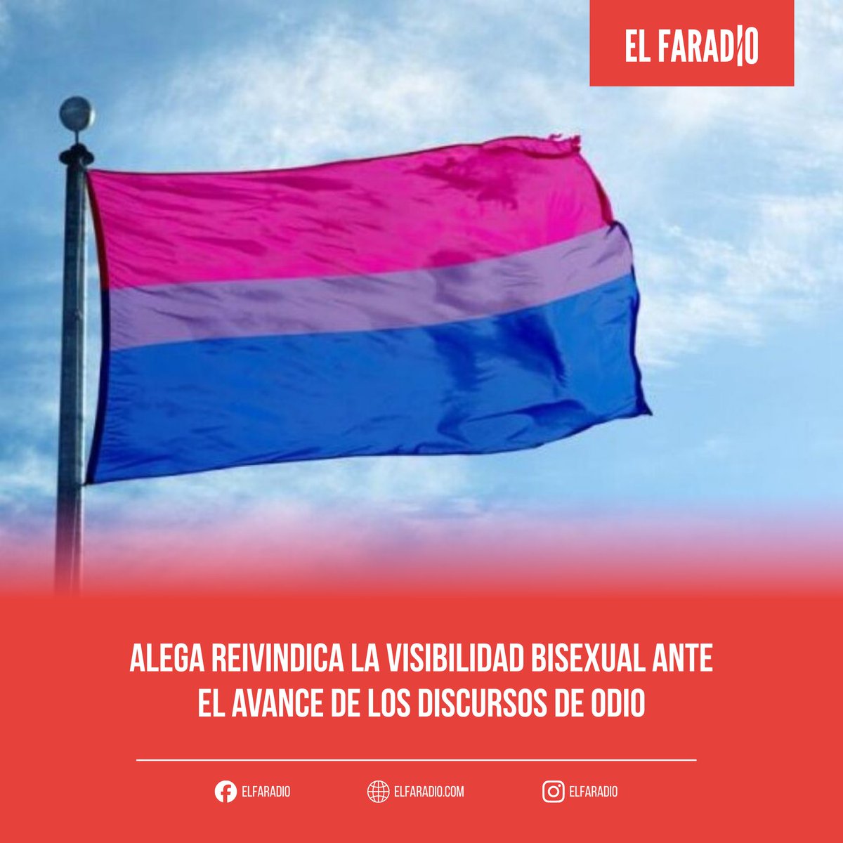 elfaradio's tweet photo. 🏳️🌈 @AlegaCantabria reivindica la visibilidad bisexual ante el avance de los discursos de odio.
📍 Santander | 📅 23 y 24 de septiembre
👉 Mas detalles en 🔗https://t.co/yFF6i5uGK8
#Cantabria #Santander #ALEGA #Bisexualidad #VisibilidadBisexual #LGTBIQ+ https://t.co/EbvZAcJfko