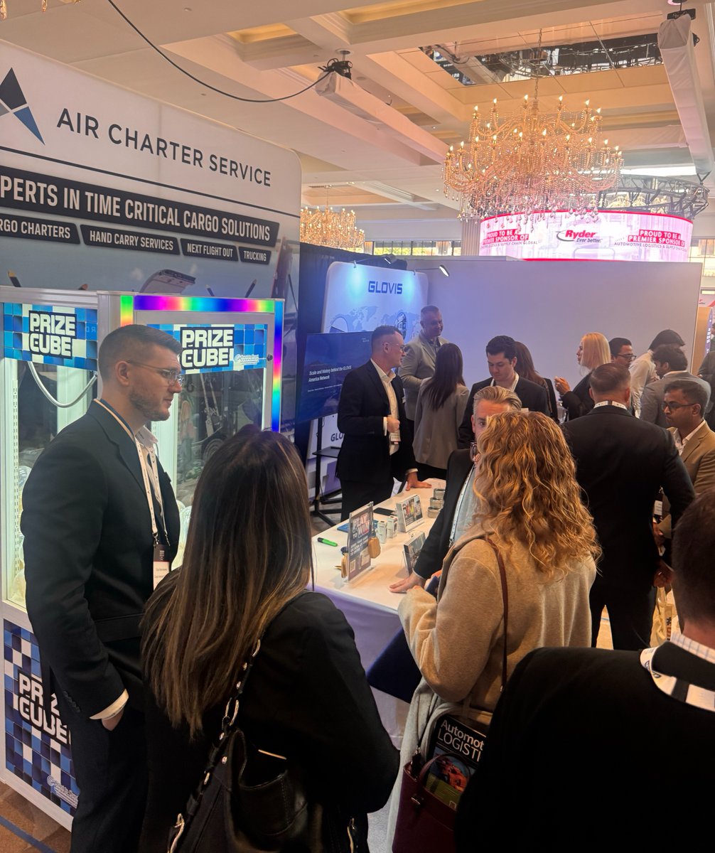 ACSTimeCritical's tweet photo. It’s day one of the Automotive Logistics &amp; Supply Chain Global conference in Michigan! If you’re attending, be sure to drop by Stand 37 to meet Group CEO of ACS Time Critical, Robert Alleman, along with charter specialists from Air Charter Service. See you soon! #ALSCLive https://t.co/PiQN76beHL