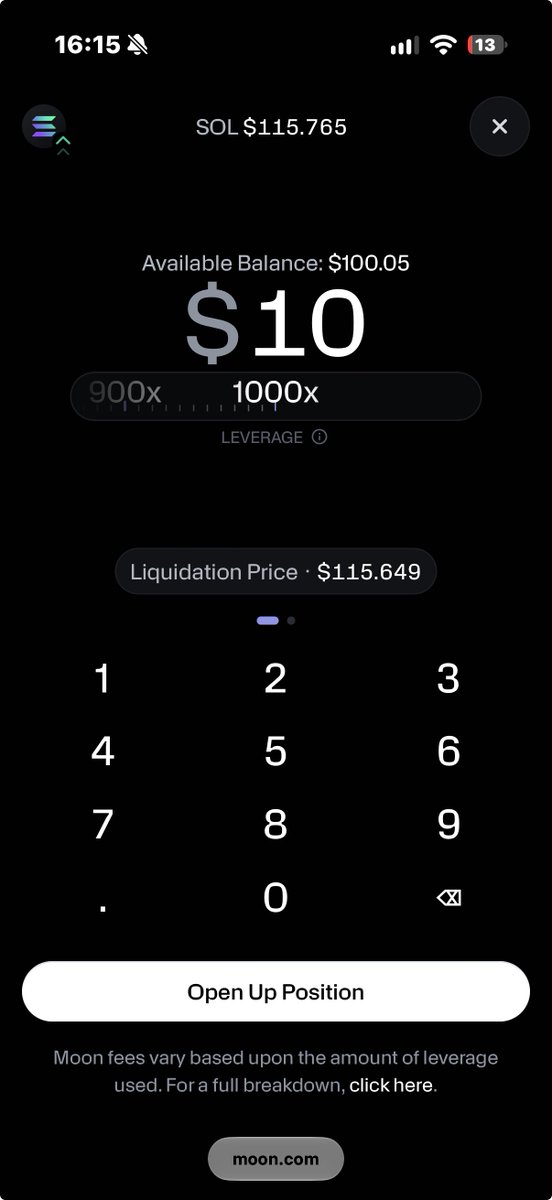 0xRuzy's tweet photo. Ngl, this app was built for scalpers cause tell me why I can risk up to 1000x😭

Also you can set stop loss by percentage 🤔

If you want to test the app first, there is a test option, where you will get test token so you can get acquainted with the app.

Let the scalping begin. https://t.co/ddAamSnors