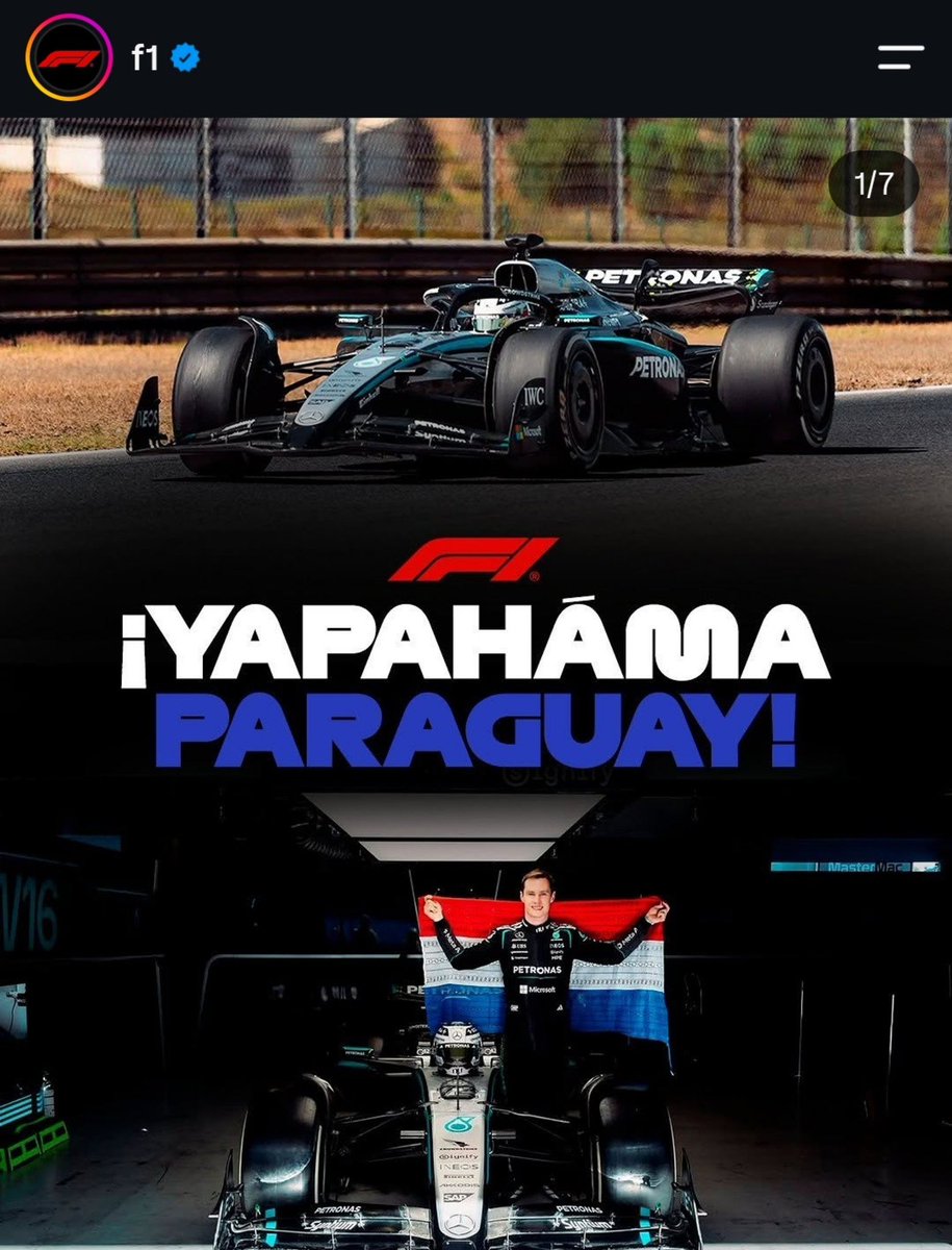 SantiRavidlasPy's tweet photo. 🤨 Ustedes que todo lo saben… 

¿QUÉ QUISO DECIR AQUÍ LA F1? 🤨 https://t.co/CmEia1wPmt