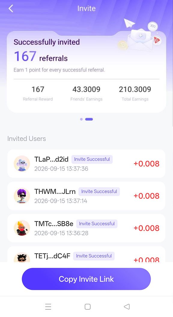 alehegn24's tweet photo. 🔥 The Work To Earn Referral System is LIVE!
💰 1 Point = 1 TRX
🚀 Withdraw with just 2 Points!
👥 Invite + Check In + Complete Tasks
Earn Points every day and keep accumulating TRX!
👇Join Work To Earn Now https://t.co/PgoWyXlRU6
#WorkToEarn #TRX #Web3 #Airdrop #Crypto https://t.co/oUSNqtguFF