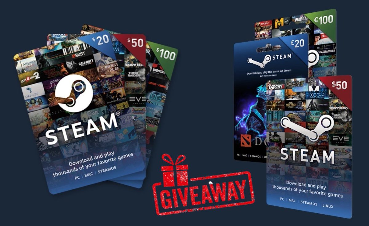 SteamGamesPC's tweet photo. 🏰💥#GIVEAWAY - 💸"$5 STEAM WALLET GIFT CARD"💸

How to Win🏆:
✅Like &amp; Retweet this Tweet👇
➡️https://t.co/GmZCEYxkMH
♻️Repost &amp;❤️Like 
⏰Winner will be announced on SEPTEMBER 25th
📧DM me to sponsor a giveaway like this!
#Giveaway #Steam #IndieGameDev #Steamworks #SteamWallet https://t.co/XgTxra37cw
