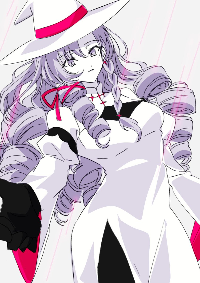 Pict_1234's tweet photo. 傘を差し出すのではなく一緒に濡れてくれる魔女さん… https://t.co/4asN0C1xV2