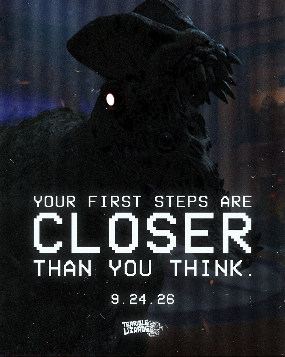 TerribleLzrds's tweet photo. If you’re only watching your back, you might miss what is right in front of you.  

Keep an eyes peeled tomorrow, your first steps are closer than you think… https://t.co/Zem1Re76yU
