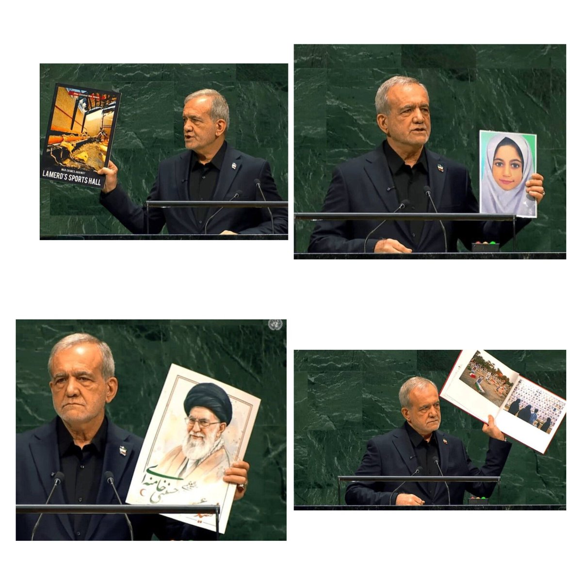 Dianaakhanoom's tweet photo. ریس جمهور محترم ممنونیم کشته شدن به ناحق عزیزانمون رو نشون دادید و وحشی گری آمریکا به جهانیان نشون دادید. https://t.co/VaMtKhhYcN