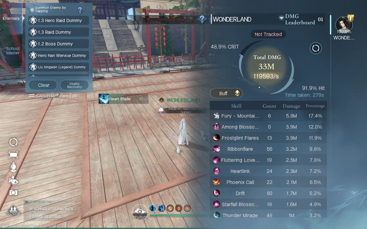 wcnderlaend's tweet photo. f- finally my 120k dps is back 🥹💕

1.3 raid dummy >> 112k
1.3 hero raid dummy >> 119k https://t.co/NKOp72IqpW