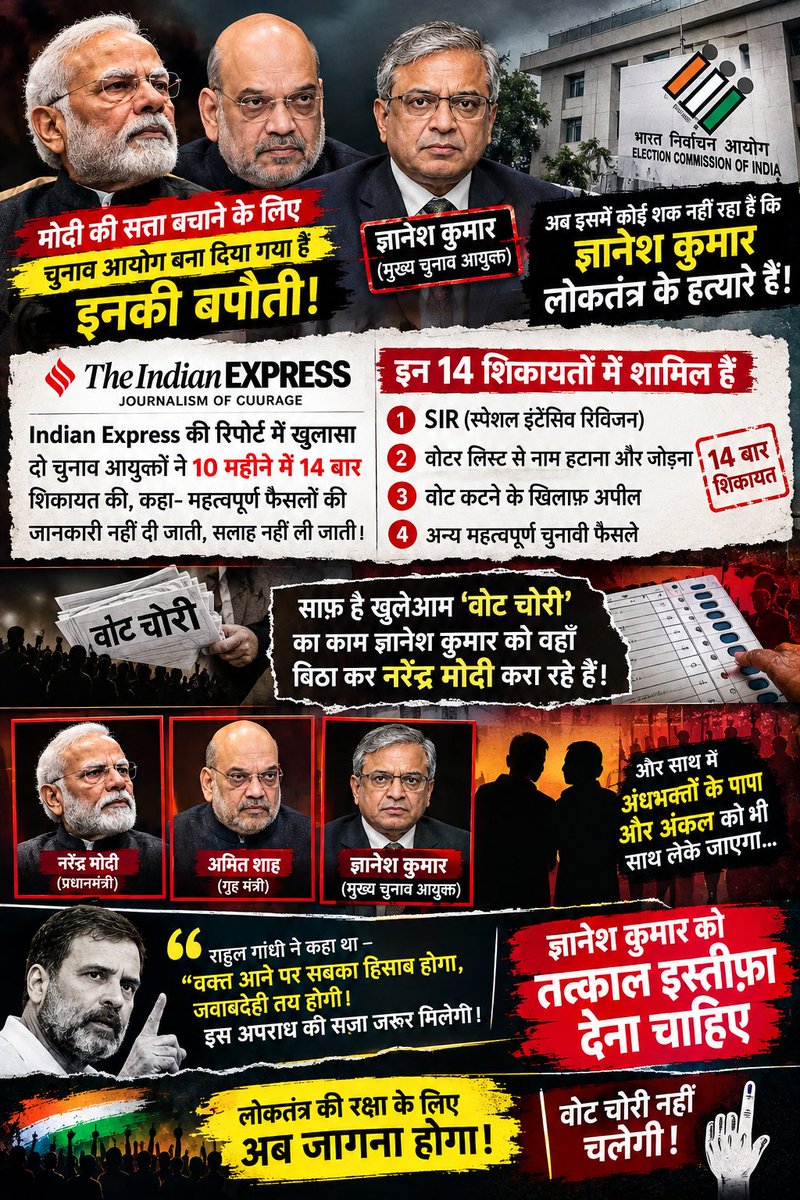 rishiraj_meena5's tweet photo. #ज्ञानेश_कुमार_इस्तीफा_दो
#वोट_चोर_गद्दी_छोड़ https://t.co/Mfw4Qs6oeF