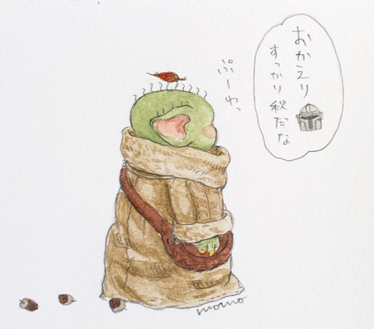 momomonmon55's tweet photo. 秋の気配を持ち帰ったグローグー🍁 https://t.co/C8wUxSzlyp