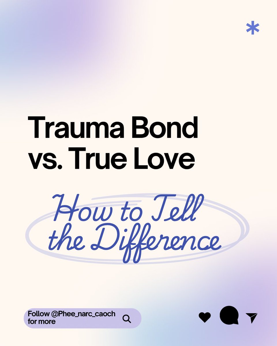 DerickJay0's tweet photo. A trauma bond can feel intensely powerful, but it often comes with emotional highs and lows, fear, confusion, pain followed by temporary relief, and losing yourself to keep the relationship.

#mjakmiłość https://t.co/6KzGkTFqKS