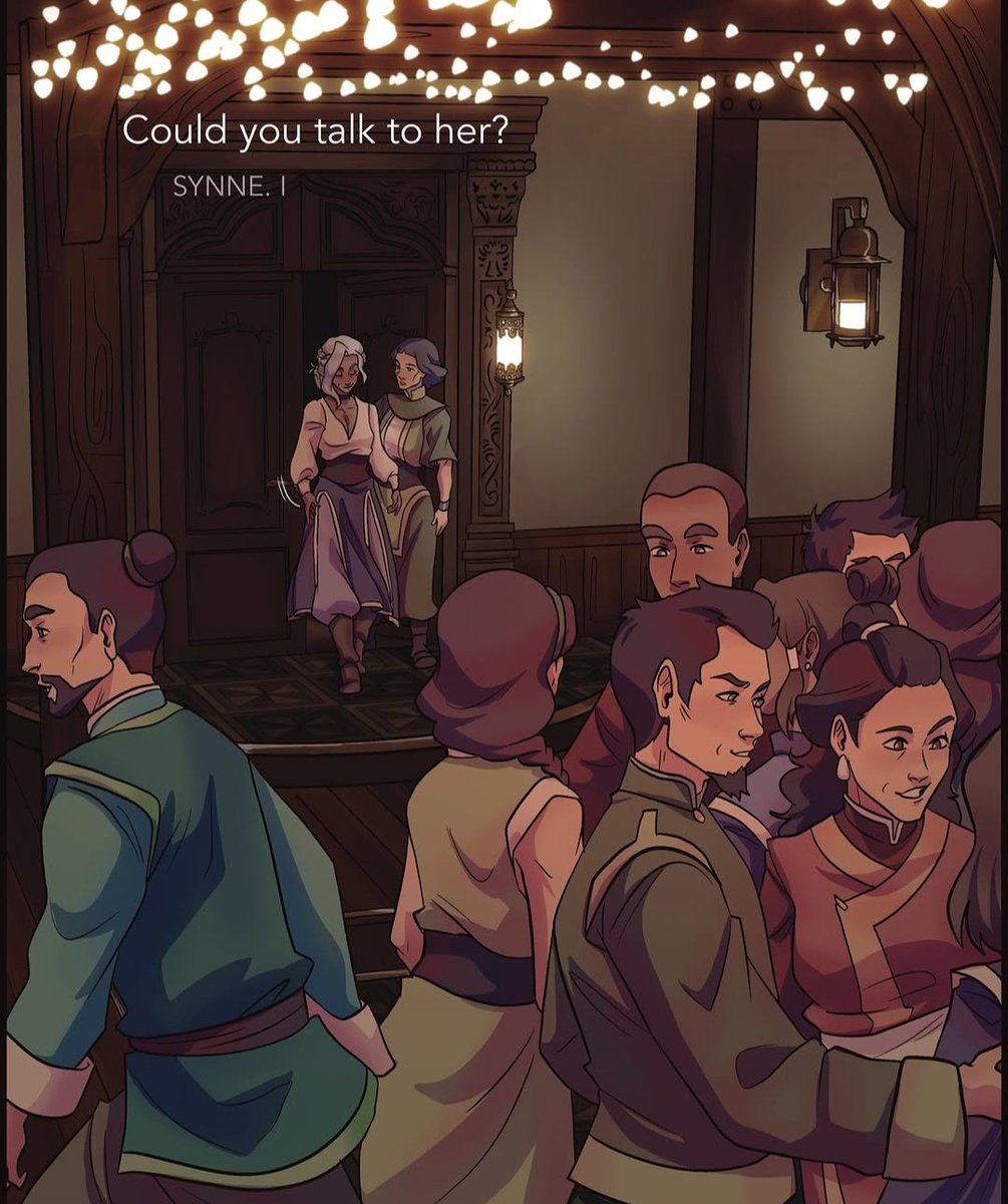 AcervoKya_'s tweet photo. É oficial!
A HQ feita por fãs "Could you talk to her?", que aborda um relacionamento sáfico entre Kya e Lin, está de volta!
​Perfil da artisita: synne.i no ig https://t.co/uBeeUIVaoz