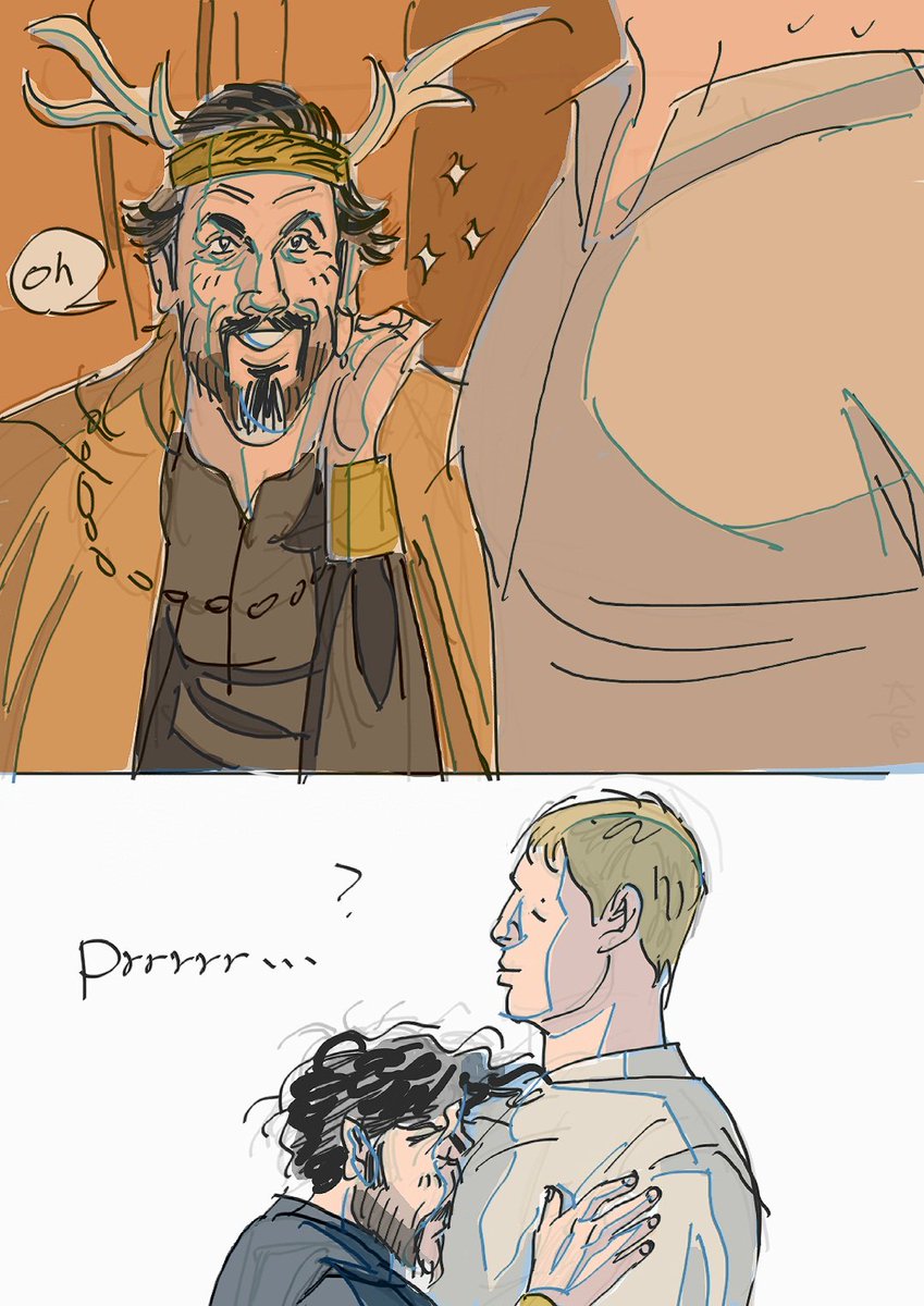 milktea148550's tweet photo. #akotsk #stormhedge 
Lord Lyonel has completely fallen 
for Ser Duncan https://t.co/LvOv2hlVf5