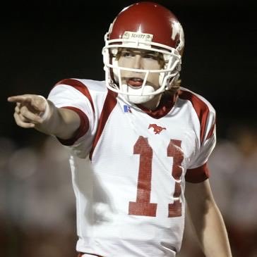 20YearsAgoSport's tweet photo. Boise State got a verbal commitment today from 3 star QB Kellen Moore out of Prosser, Washington prior to today’s game.

Moore, an undersized left handed QB set the Washington State high school record with 66 touchdown passes last year as a junior. https://t.co/cXaRhGwDAq