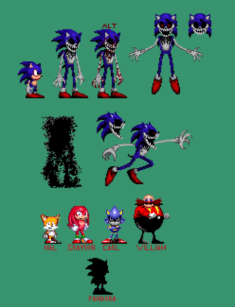 MAN62972's tweet photo. Sprite update
#sonicexe #Theycalledmesonic https://t.co/PcPACUo6cb