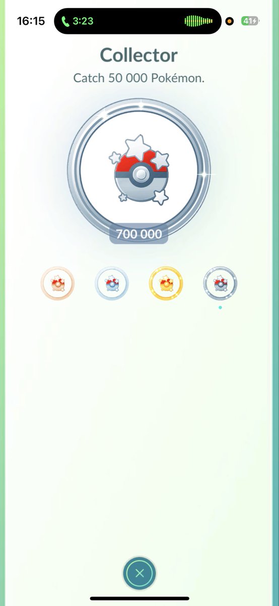 banankringlan's tweet photo. 700k catches in #PokemonGO 
I’ll try to catch up the grind next year. https://t.co/8ysEMqVyou