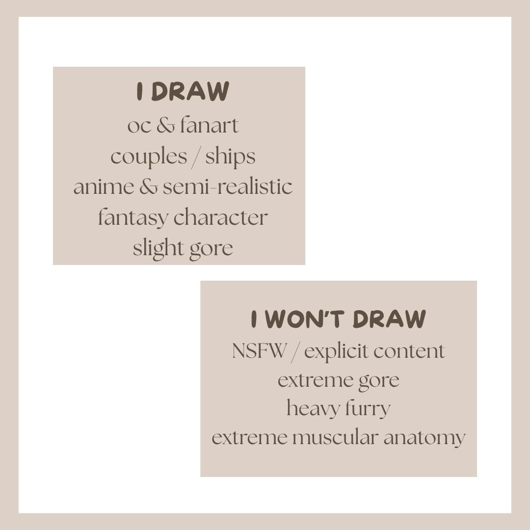 qallss25's tweet photo. 🎨 OPEN COMMISSIONS!
Lagi buka commission untuk Regular &amp; YCH/Chibi ✨

💌 OC - Fanart - Couple/Ship
🎨 Anime Semi-realistic - Fantasy
💰 Start from Rp30K 

Info lengkap, price list, sample &amp; TOS ada di reply 🫶🏻

Feel free to DM me if you're interested! 💜
#retweet #art https://t.co/sgBBa63Tv8