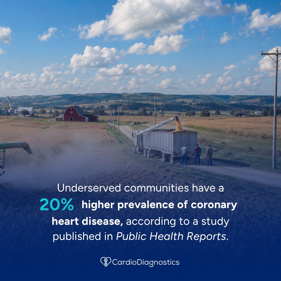 cdioinc's tweet photo. Individuals living in underserved communities face a 20% higher prevalence of coronary heart disease than their urban counterparts, according to a study published in Public Health Reports by Kulshreshtha et al. Mortality rates follow a similar pattern.

Rural hospitals face a disproportionate burden of cardiovascular disease, and yet often lack the resources to deliver adequate care. Innovative approaches are needed with limited funding and staffing challenges.

Our State of Rural Hospitals and Cardiovascular Care report breaks down a scalable, translational model of care delivery to support healthier communities in rural areas, including:
• Upskilling primary care clinicians
• Using advanced precision medicine technology
• Implementing population-wide risk stratification strategies
• Integrating remote care options

Access the complete report here: https://t.co/Db7HJUfEfs

#RuralHospitals #RuralHealth