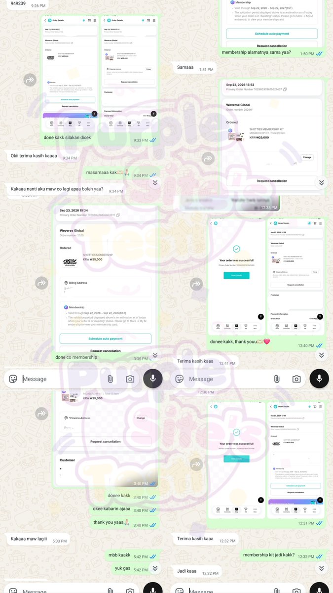purplesite_'s tweet photo. Testi hari ini CO Bunjang &amp; Weverse🥰
thank youu guyss🫶🏻🩷

#Testimoni_PS https://t.co/URq0FCiPq5