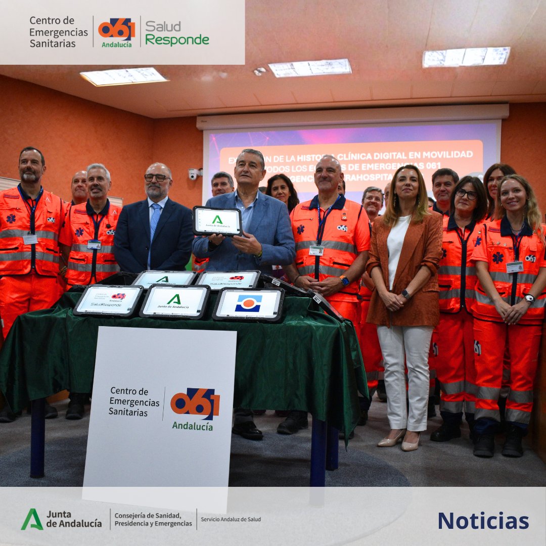 061emergenciand's tweet photo. @InteriorJunta @antoniosanz 🩺 Más de 3 millones de euros han sido destinados a esta renovación tecnológica sanitaria, que supone que todos los equipos del #CES061 y #SUAP puedan contar con estos recursos a partir de octubre. https://t.co/yX5g3fM635