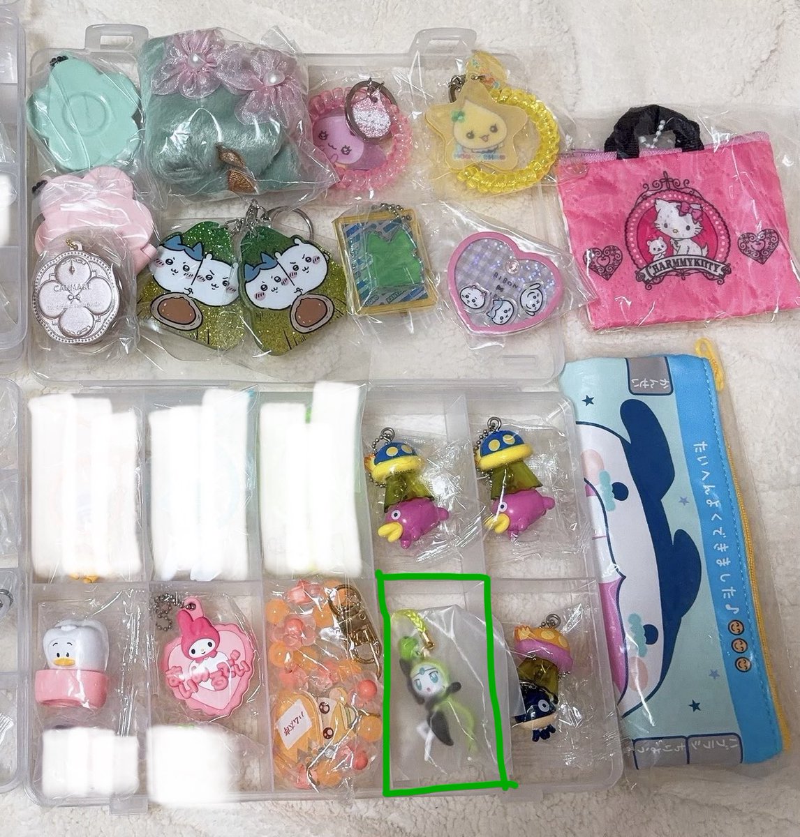 yae_oO__'s tweet photo. @muu_s06 こんばんは、お声がけありがとうございます。
サーチバンの可能性があるため別垢より返信させていただきます。

緑色の印をつけさせていただいた6点の買取は可能でしょうか？

ご検討いただけますと幸いです。
よろしくお願いいたします。 https://t.co/SJdrYq6ACR