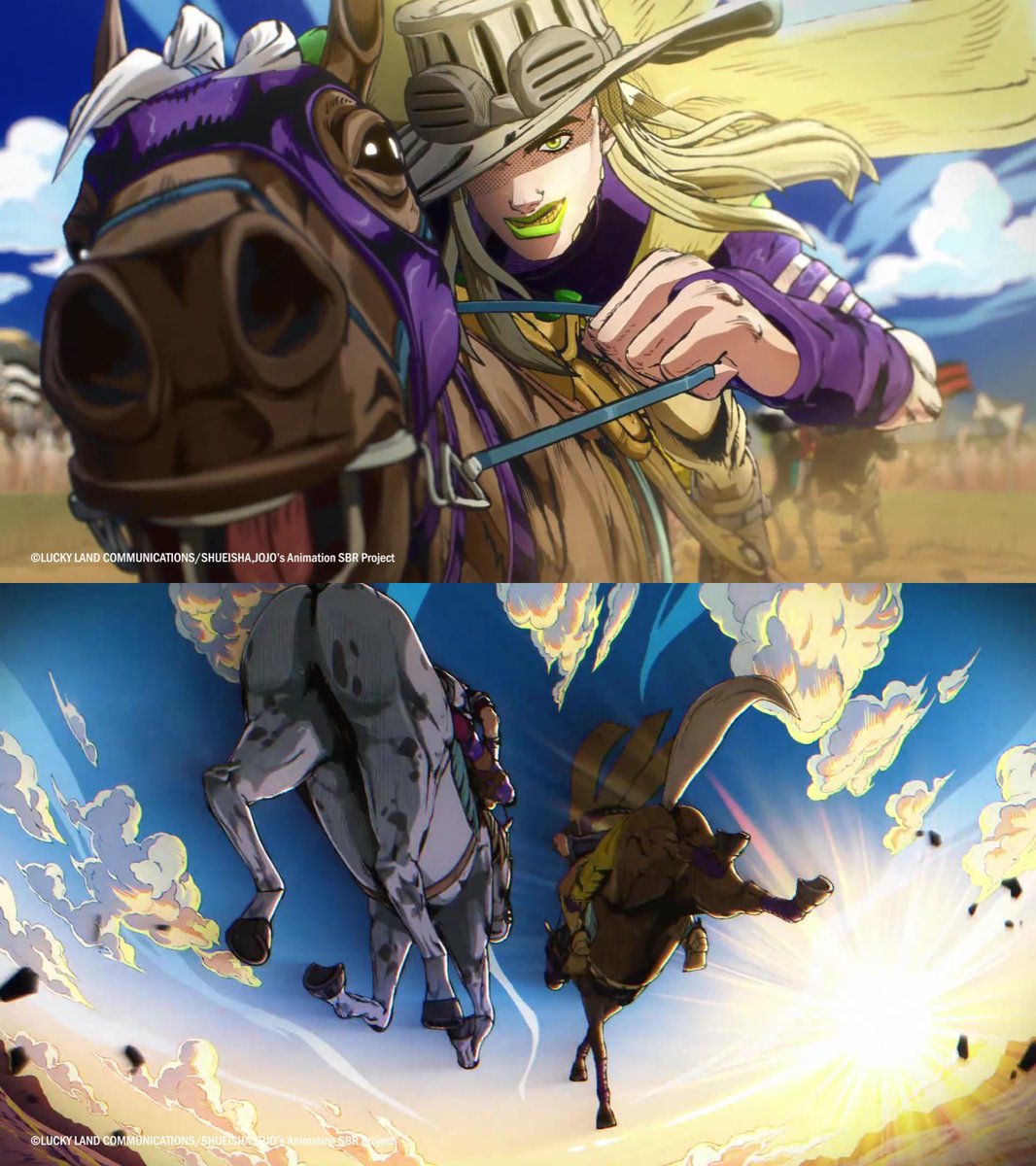 animetv_jp's tweet photo. 【Opening Theme】
STEEL BALL RUN JoJo’s Bizarre Adventure

OP: "SPIN" by Kroi

▼ Watch here: 
https://t.co/nKqb0xE0EC https://t.co/IP2oeU1t4b