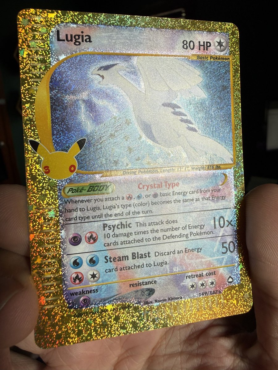 omgbogus's tweet photo. I pulled my chase from 30th Anniversary!!! 😭 this card is even more beautiful in person. https://t.co/pHIGOmvIib