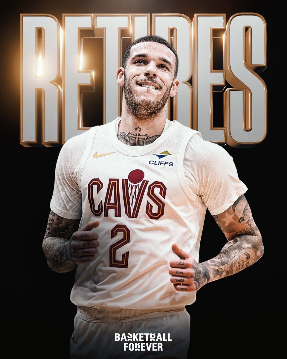 bballforever_'s tweet photo. BREAKING: Lonzo Ball is officially retiring from the NBA at only 28 years old due to his career-altering knee injury.

“I don’t think I ever got to my peak, and damn, that sh*t sucks, but at the same time there’s people that don’t have meals at night to eat. That’s how I look at the world," Ball said. 

Ball played nine seasons with the Lakers, Pelicans, Bulls, and Cavaliers.