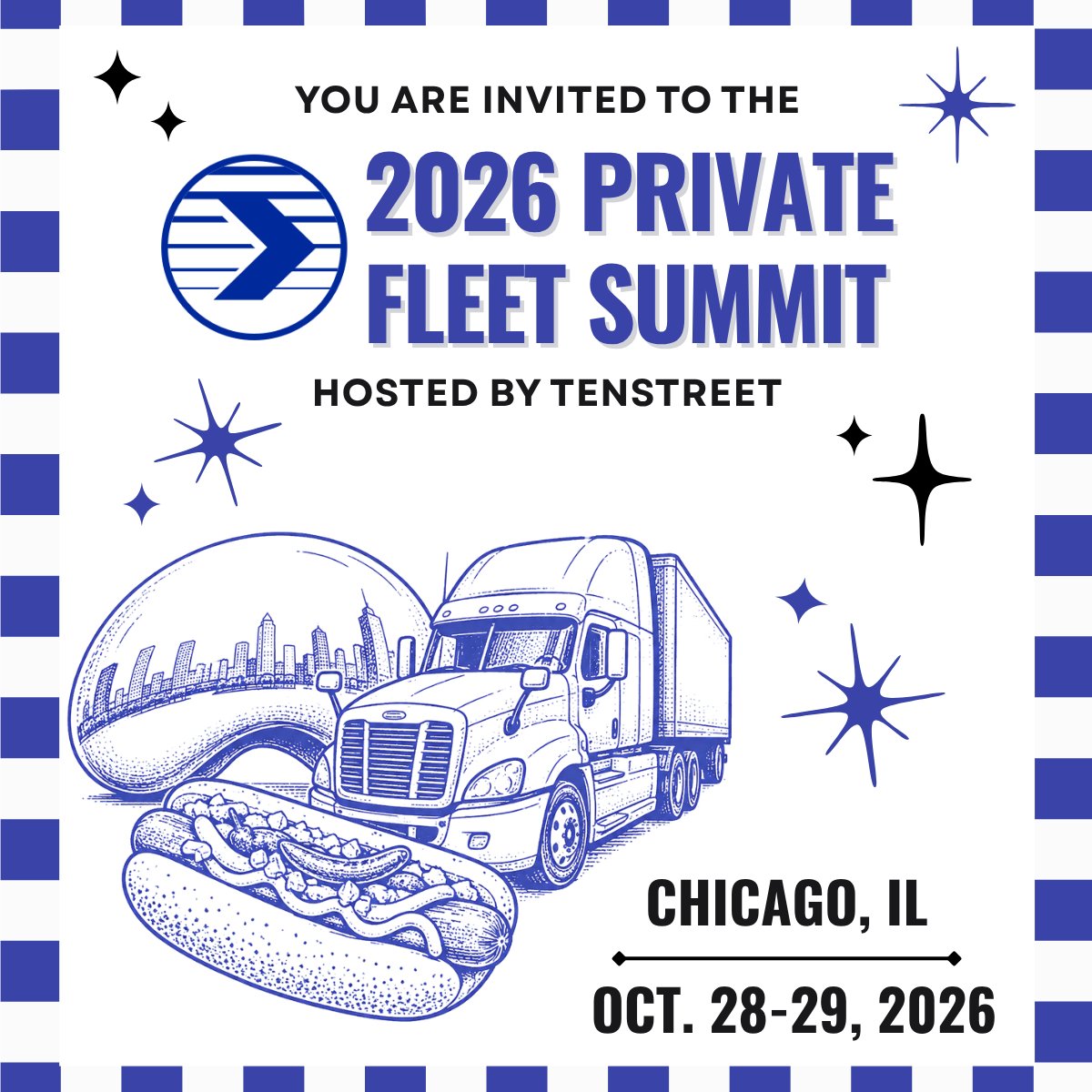 tenstreet's tweet photo. Private fleets operate differently, and they deserve conversations that reflect it.

Join private fleet leaders and Tenstreet experts in Chicago, Oct. 28–29, for conversations built around your operation.

Registration is free, but space is limited. ➡️ https://t.co/WxM85ZmR8I https://t.co/GrPfMSjLdp