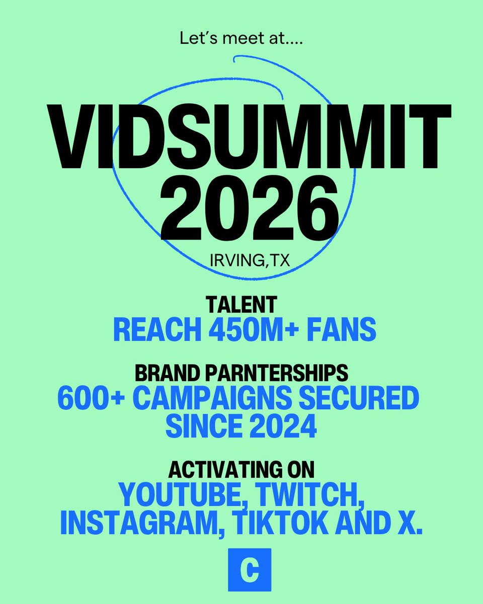 ClickMedia_'s tweet photo. If you are a creator looking to grow your business or a brand that needs talent for your next breakthrough campaign, let's connect. DM @JustMiclat or @DrewCru_ to schedule a meeting in Irving! https://t.co/xAjMuC2qmp