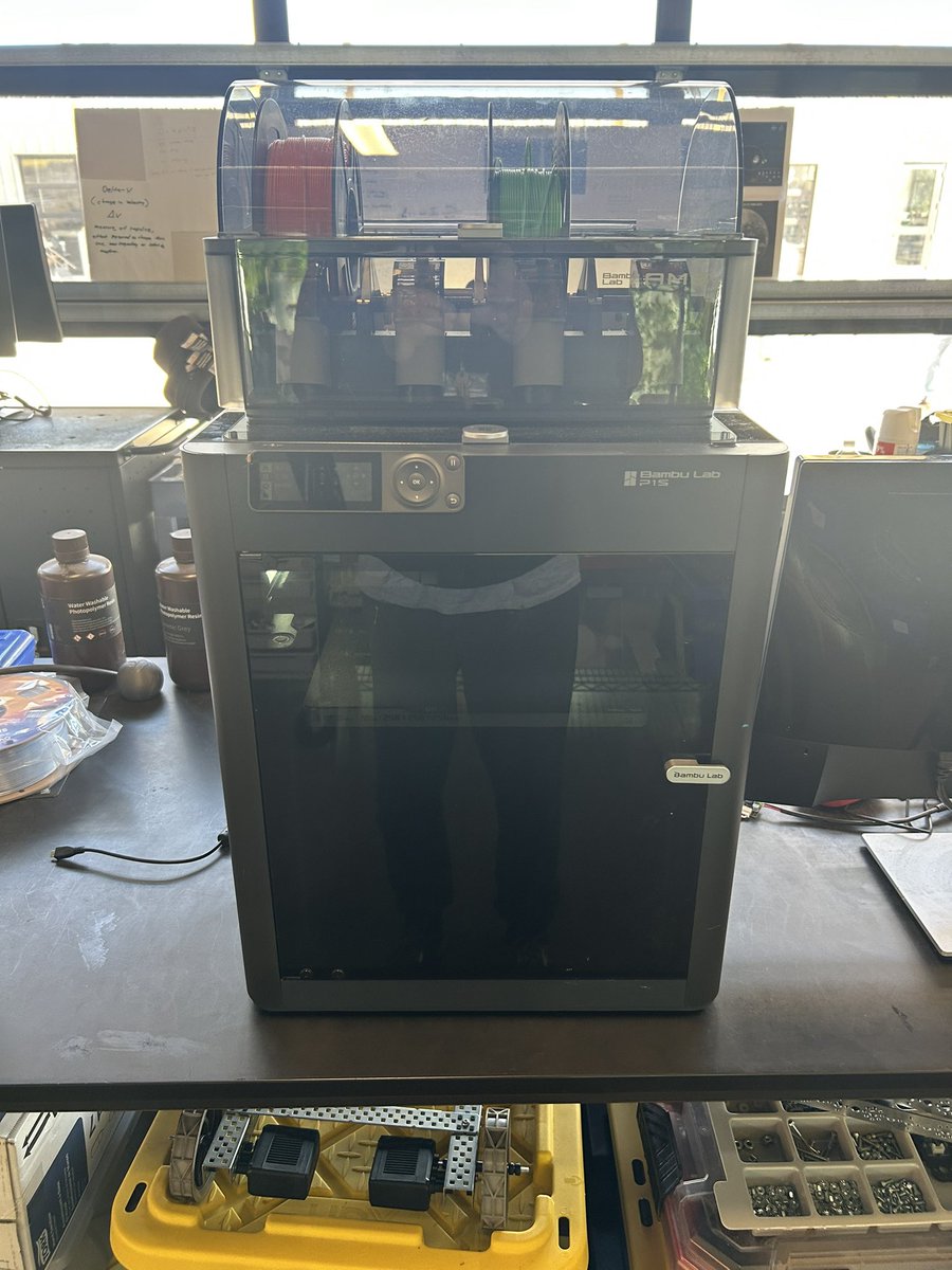 i_bioloid's tweet photo. New 3D Printer to make robot parts with! @BambulabGlobal @BambulabJapan @shiba_8ro https://t.co/qTTARA6DqM