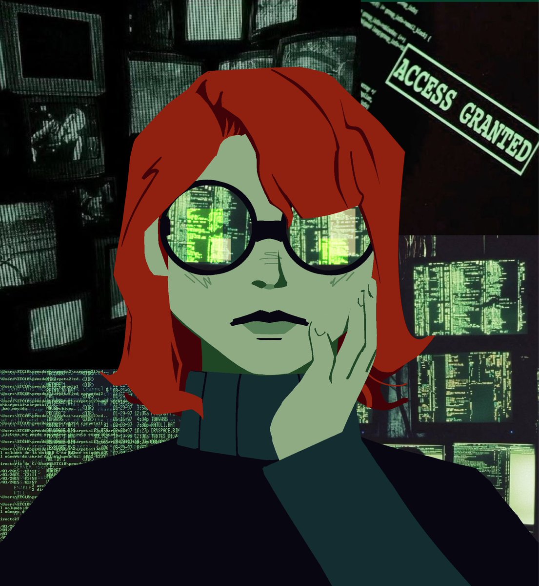 gothamblud's tweet photo. Couldn’t finish anything else so here’s a work in progress XP. Happy birthday Babs Gordon! https://t.co/6CtkUytcgt