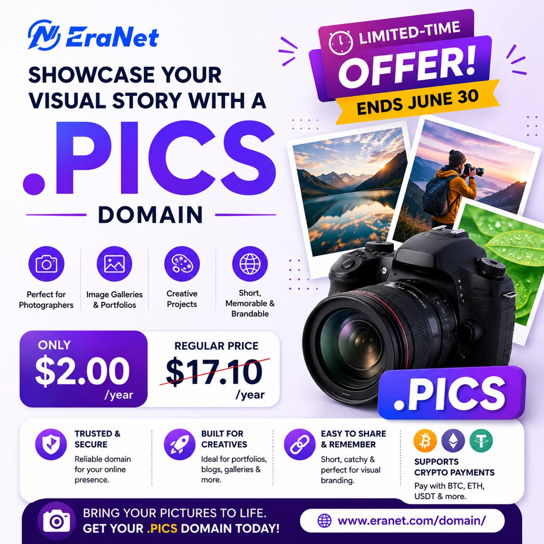 Cassaundrag6's tweet photo. Bring your photos to life with a. PICS domain. Only $2/year, then $17. 10/year. Limited-time offer ends June 30. Perfect for photographers, galleries, portfolios, and visual creators. Secure yours today. https://t.co/e2HMA708bT