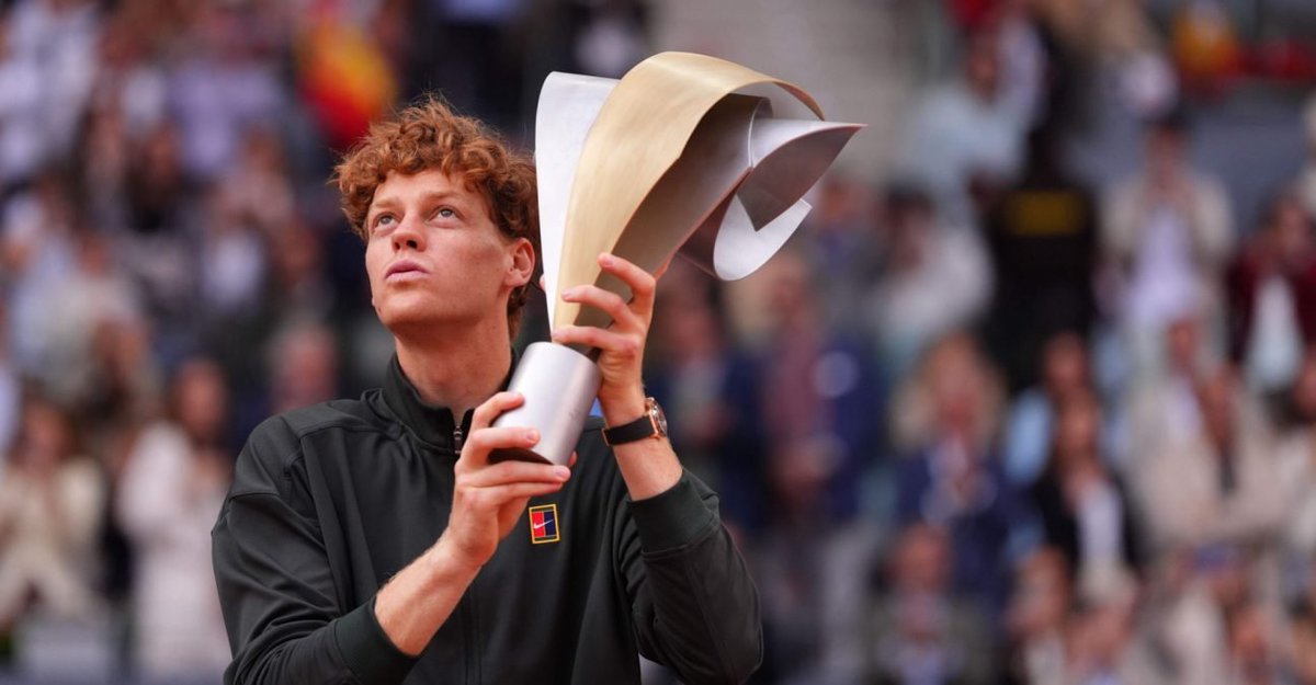 jannimalinified's tweet photo. remember when jannik defeated alexander "the best player in the world" zverat in the madrid final in 58 minutes? cuz i do 🥰 https://t.co/MxFi9hO8jn
