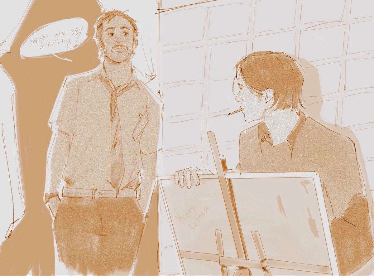 _SHA1GETS's tweet photo. #henryletham #dandunne #arshistoria sketch im so normal about them https://t.co/Evr5wdUFkD