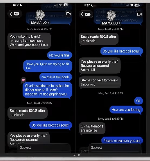 ZachCostello_'s tweet photo. Andrew Wilson released Erika Kirk text messages stating they are from Sept 8, 2025. See my side by side below... when going back in iMessages from previous years, it states the year. Current year does not.

Anyone else seeing this? If Erika messages are not iPhone could explain. https://t.co/gFP5CCXBwf