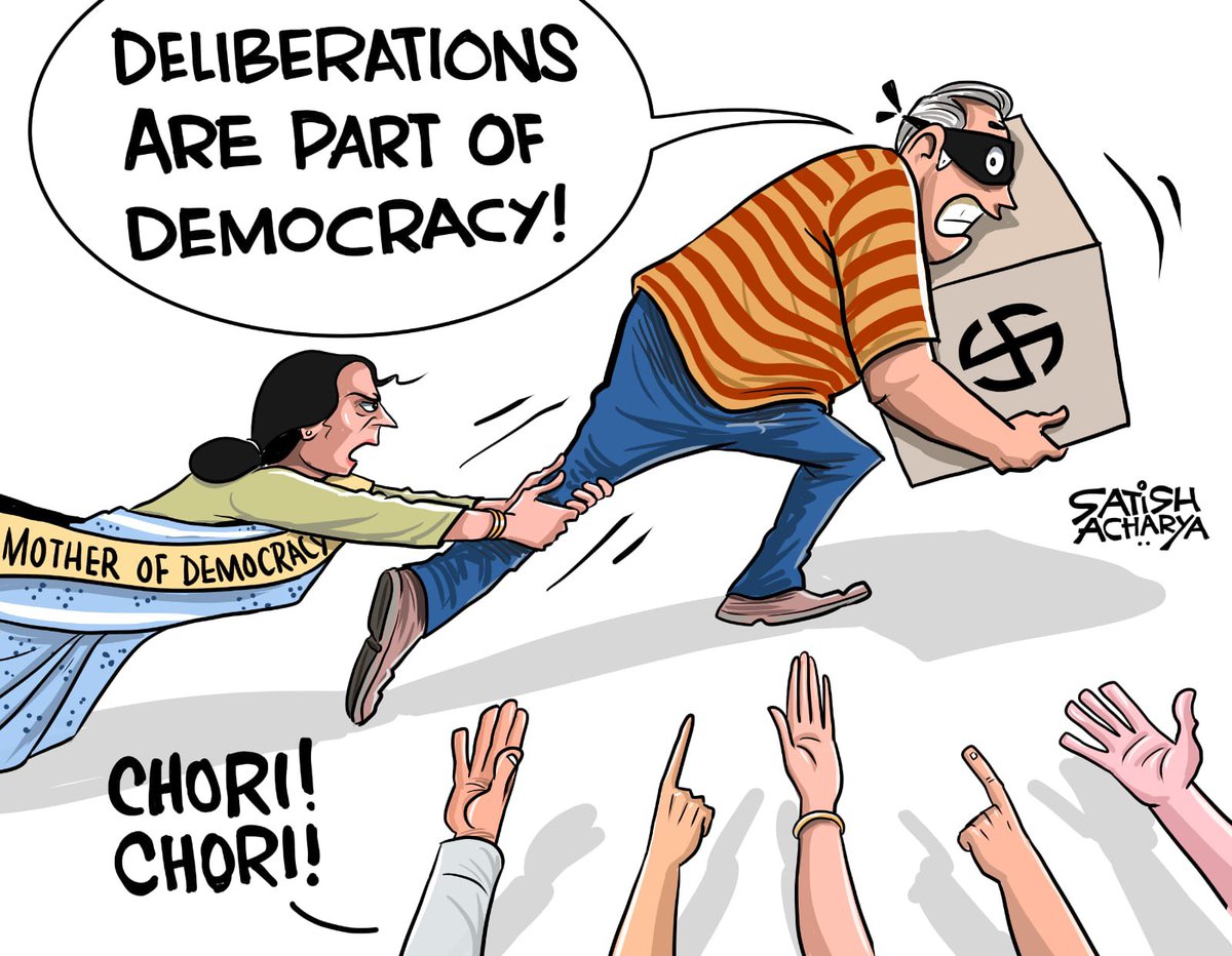 satishacharya's tweet photo. Deliberations are part of democracy' #ECI #SIRControversy https://t.co/IaM5IkBY2d