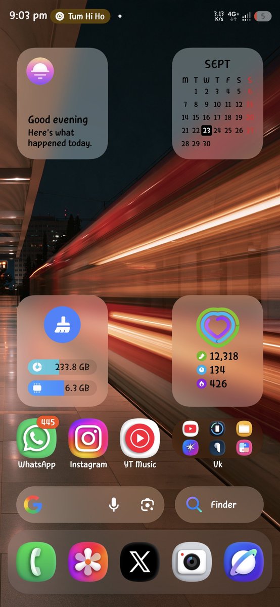 Kailash0729's tweet photo. ✨️Samsung One Ui 9 setup  😎 😍 

🏡 Home screen 

🔐 Lock screen 

💫  Quick panel 

Share Your Setup 👇 https://t.co/PdIQgtvQOS
